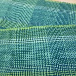 Completed color-and-weave samplers