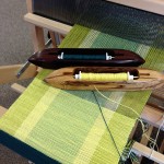 Doublewoven cloth on Kristie's loom